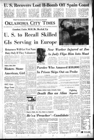 Primary view of object titled 'Oklahoma City Times (Oklahoma City, Okla.), Vol. 77, No. 42, Ed. 1 Thursday, April 7, 1966'.