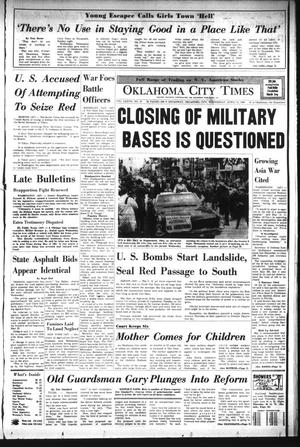 Primary view of object titled 'Oklahoma City Times (Oklahoma City, Okla.), Vol. 77, No. 47, Ed. 2 Wednesday, April 13, 1966'.