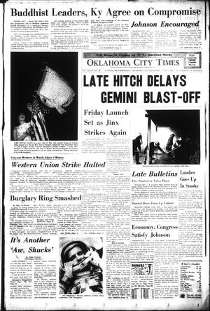 Primary view of object titled 'Oklahoma City Times (Oklahoma City, Okla.), Vol. 77, No. 89, Ed. 2 Wednesday, June 1, 1966'.