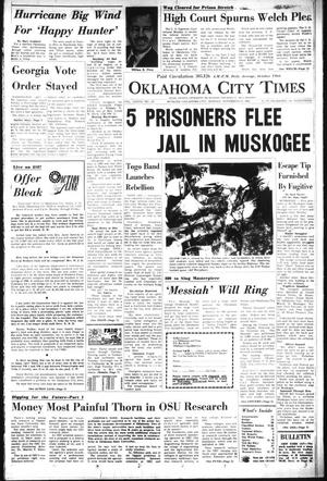 Primary view of object titled 'Oklahoma City Times (Oklahoma City, Okla.), Vol. 77, No. 237, Ed. 3 Monday, November 21, 1966'.