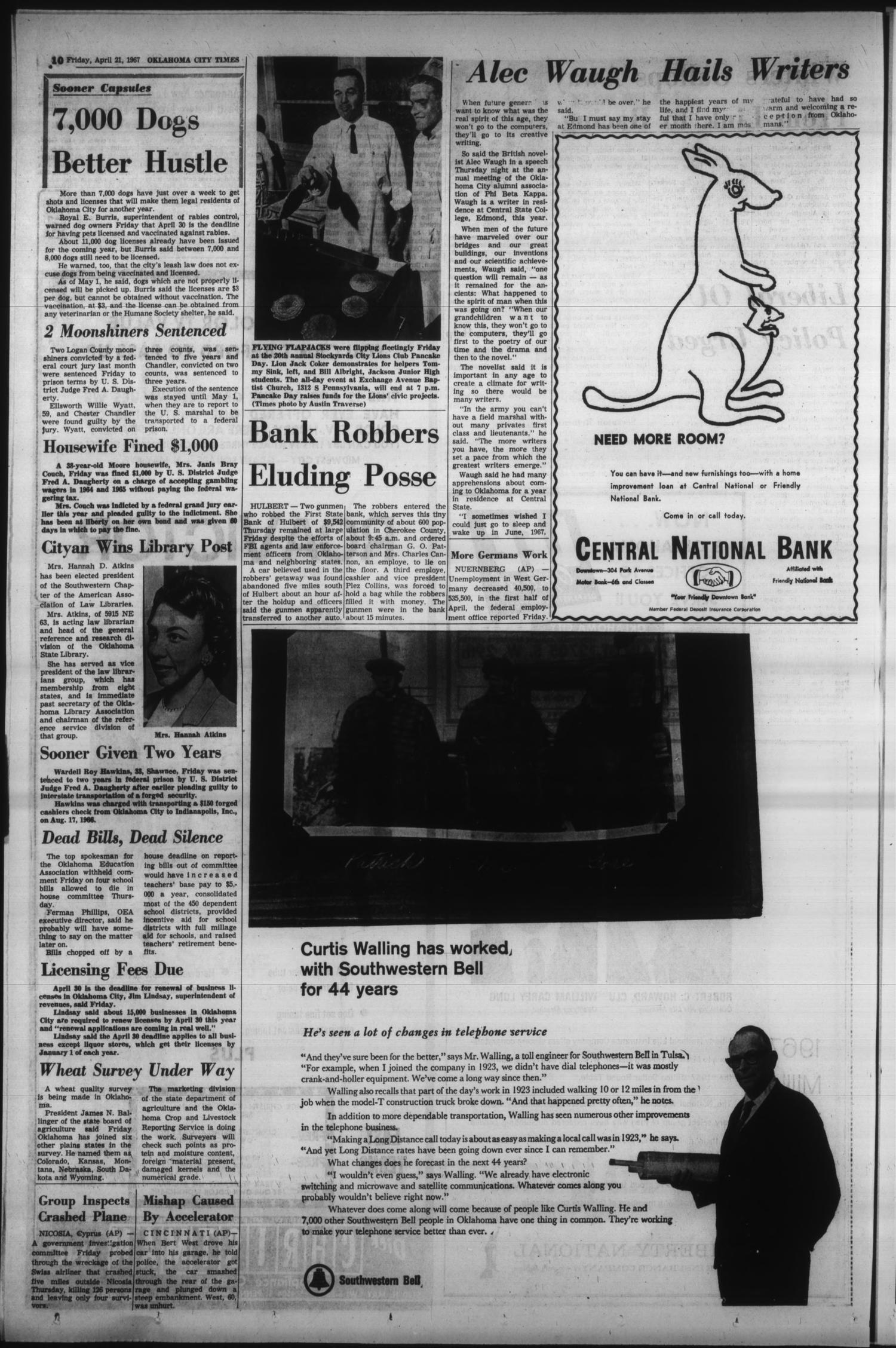Oklahoma City Times (Oklahoma City, Okla.), Vol. 78, No. 53, Ed. 1 Friday, April 21, 1967
                                                
                                                    [Sequence #]: 10 of 38
                                                