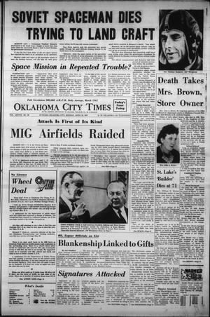 Primary view of object titled 'Oklahoma City Times (Oklahoma City, Okla.), Vol. 78, No. 55, Ed. 1 Monday, April 24, 1967'.