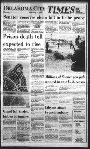 Oklahoma City Times (Oklahoma City, Okla.), Vol. 90, No. 299, Ed. 2 Monday, February 4, 1980
