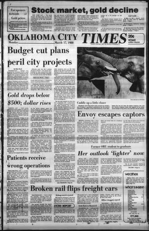 Primary view of object titled 'Oklahoma City Times (Oklahoma City, Okla.), Vol. 91, No. 22, Ed. 2 Monday, March 17, 1980'.