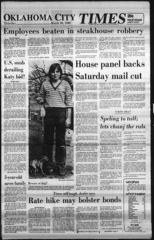 Oklahoma City Times (Oklahoma City, Okla.), Vol. 91, No. 25, Ed. 1 Thursday, March 20, 1980