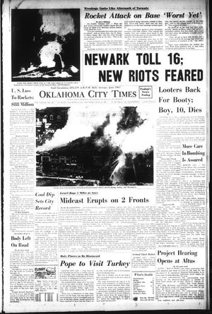 Primary view of object titled 'Oklahoma City Times (Oklahoma City, Okla.), Vol. 78, No. 126, Ed. 3 Saturday, July 15, 1967'.