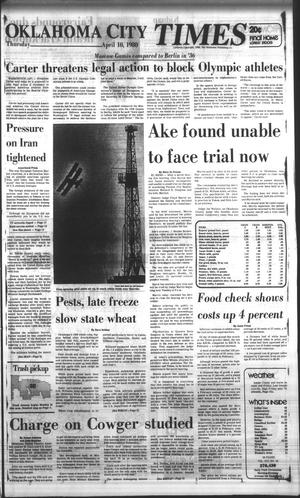 Oklahoma City Times (Oklahoma City, Okla.), Vol. 91, No. 43, Ed. 1 Thursday, April 10, 1980