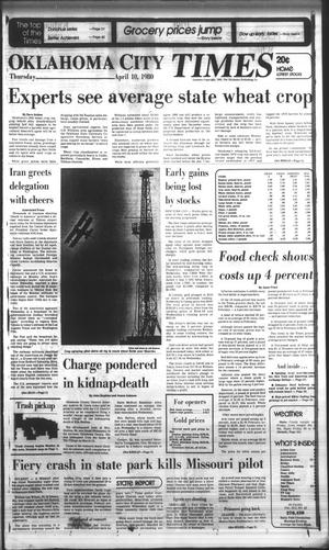 Oklahoma City Times (Oklahoma City, Okla.), Vol. 91, No. 43, Ed. 2 Thursday, April 10, 1980