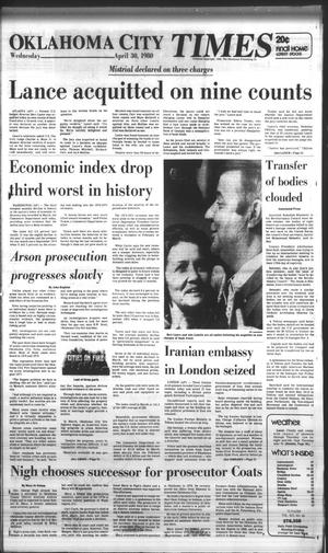 Oklahoma City Times (Oklahoma City, Okla.), Vol. 91, No. 60, Ed. 1 Wednesday, April 30, 1980