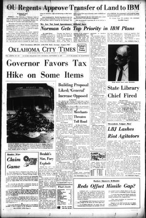 Oklahoma City Times (Oklahoma City, Okla.), Vol. 78, No. 178, Ed. 1 Thursday, September 14, 1967