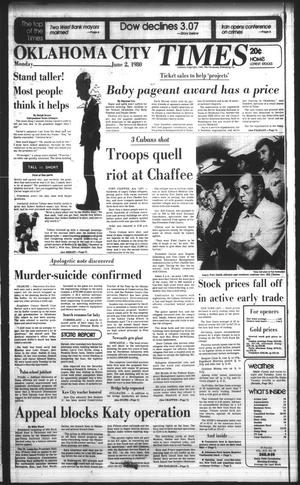 Oklahoma City Times (Oklahoma City, Okla.), Vol. 91, No. 88, Ed. 2 Monday, June 2, 1980