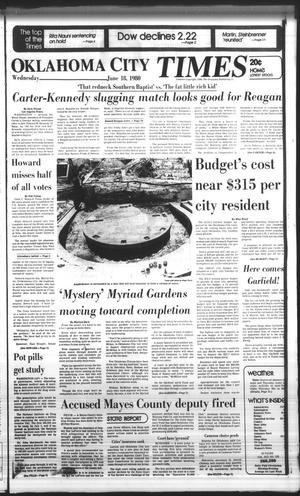 Oklahoma City Times (Oklahoma City, Okla.), Vol. 91, No. 102, Ed. 2 Wednesday, June 18, 1980