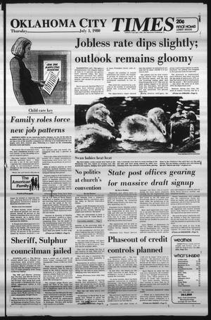 Oklahoma City Times (Oklahoma City, Okla.), Vol. 91, No. 115, Ed. 1 Thursday, July 3, 1980