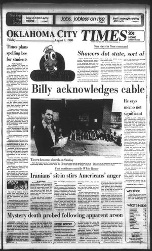Oklahoma City Times (Oklahoma City, Okla.), Vol. 91, No. 140, Ed. 2 Friday, August 1, 1980