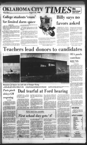 Oklahoma City Times (Oklahoma City, Okla.), Vol. 91, No. 157, Ed. 1 Thursday, August 21, 1980