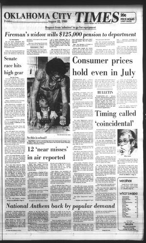 Oklahoma City Times (Oklahoma City, Okla.), Vol. 91, No. 158, Ed. 1 Friday, August 22, 1980