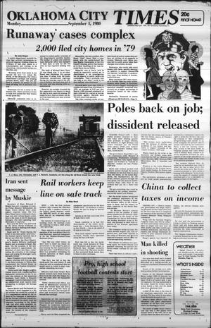 Oklahoma City Times (Oklahoma City, Okla.), Vol. 91, No. 166, Ed. 1 Monday, September 1, 1980
