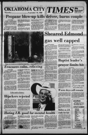 Oklahoma City Times (Oklahoma City, Okla.), Vol. 91, No. 181, Ed. 1 Thursday, September 18, 1980