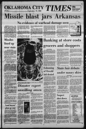 Oklahoma City Times (Oklahoma City, Okla.), Vol. 91, No. 182, Ed. 1 Friday, September 19, 1980