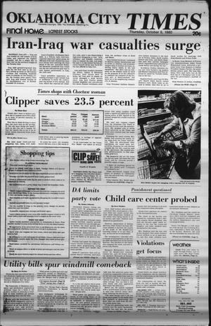 Oklahoma City Times (Oklahoma City, Okla.), Vol. 91, No. 199, Ed. 1 Thursday, October 9, 1980