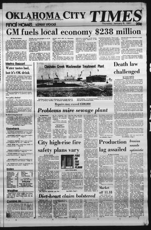 Primary view of object titled 'Oklahoma City Times (Oklahoma City, Okla.), Vol. 91, No. 277, Ed. 1 Thursday, January 8, 1981'.
