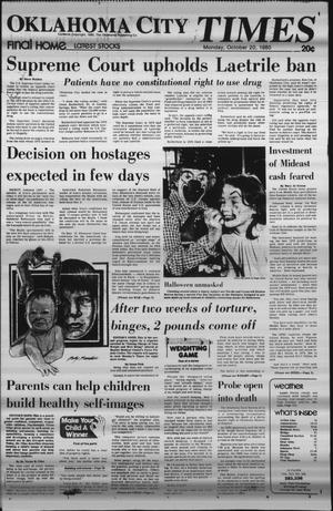 Oklahoma City Times (Oklahoma City, Okla.), Vol. 91, No. 208, Ed. 1 Monday, October 20, 1980