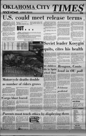 Oklahoma City Times (Oklahoma City, Okla.), Vol. 91, No. 211, Ed. 1 Thursday, October 23, 1980