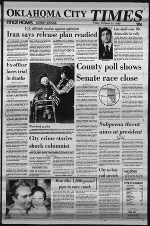 Oklahoma City Times (Oklahoma City, Okla.), Vol. 91, No. 218, Ed. 1 Friday, October 31, 1980