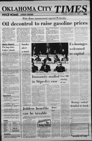 Oklahoma City Times (Oklahoma City, Okla.), Vol. 91, No. 293, Ed. 1 Tuesday, January 27, 1981