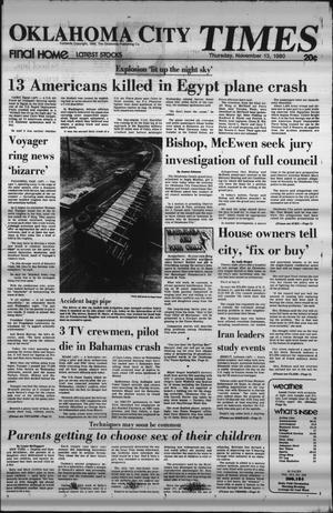 Oklahoma City Times (Oklahoma City, Okla.), Vol. 91, No. 229, Ed. 1 Thursday, November 13, 1980
