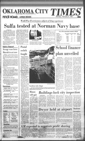 Oklahoma City Times (Oklahoma City, Okla.), Vol. 91, No. 304, Ed. 1 Monday, February 9, 1981