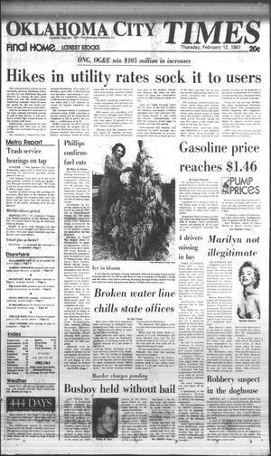 Oklahoma City Times (Oklahoma City, Okla.), Vol. 91, No. 307, Ed. 1 Thursday, February 12, 1981