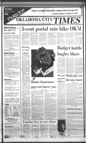 Oklahoma City Times (Oklahoma City, Okla.), Vol. 91, No. 313, Ed. 2 Thursday, February 19, 1981