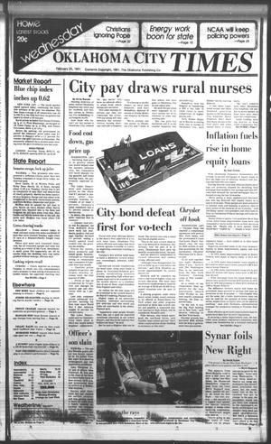 Oklahoma City Times (Oklahoma City, Okla.), Vol. 92, No. 4, Ed. 2 Wednesday, February 25, 1981