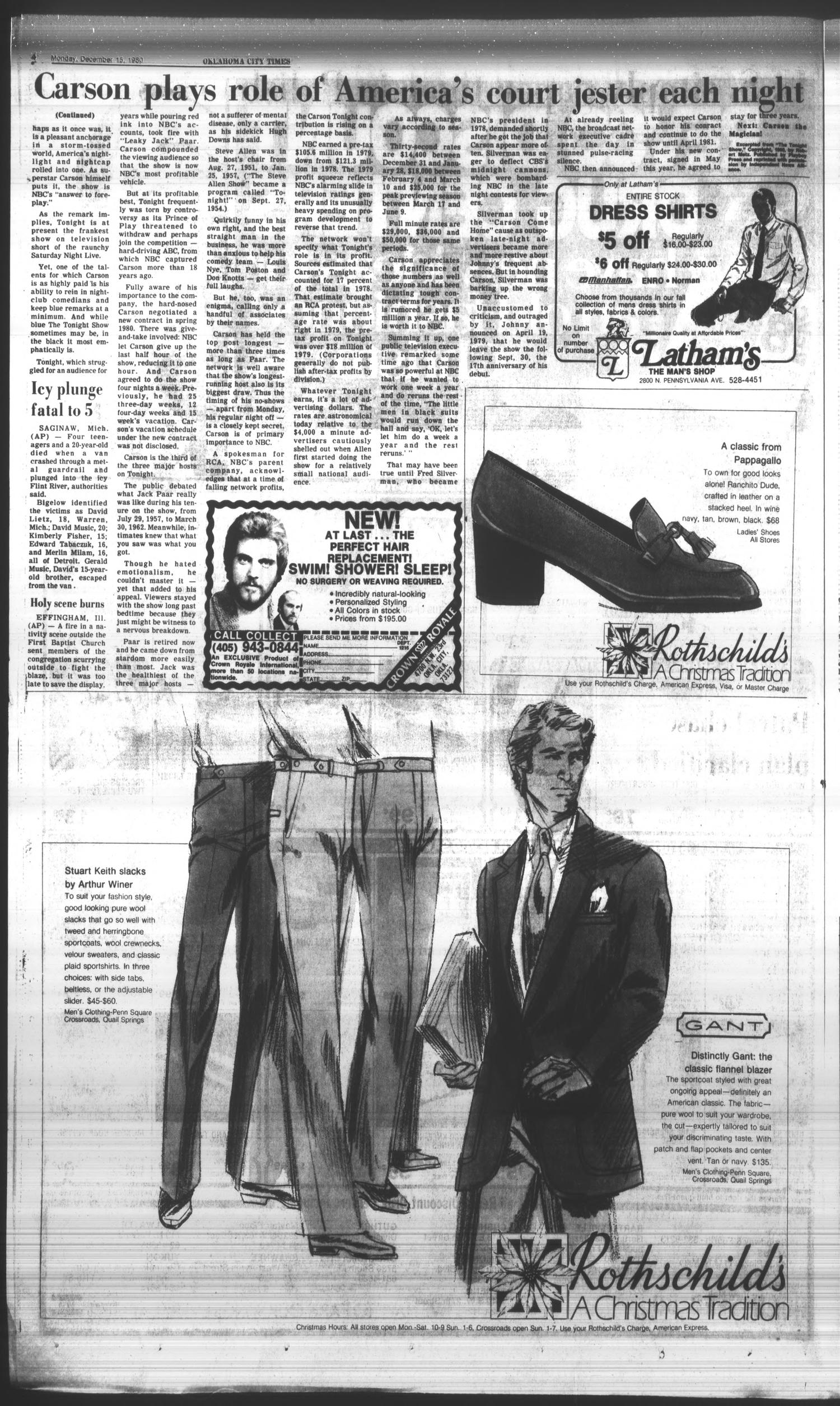 Oklahoma City Times (Oklahoma City, Okla.), Vol. 91, No. 256, Ed. 1 Monday, December 15, 1980
                                                
                                                    [Sequence #]: 4 of 92
                                                