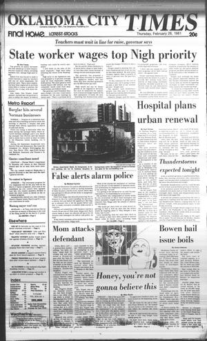 Oklahoma City Times (Oklahoma City, Okla.), Vol. 92, No. 5, Ed. 1 Thursday, February 26, 1981