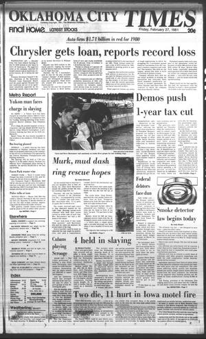 Oklahoma City Times (Oklahoma City, Okla.), Vol. 92, No. 6, Ed. 1 Friday, February 27, 1981