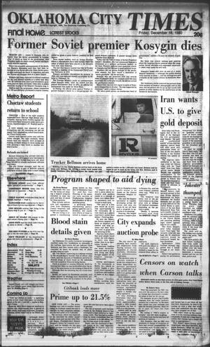 Oklahoma City Times (Oklahoma City, Okla.), Vol. 91, No. 260, Ed. 1 Friday, December 19, 1980