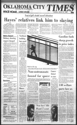 Oklahoma City Times (Oklahoma City, Okla.), Vol. 92, No. 27, Ed. 1 Tuesday, March 24, 1981