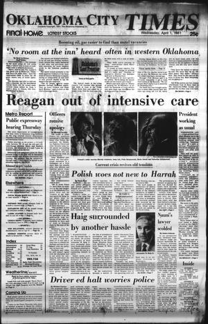 Oklahoma City Times (Oklahoma City, Okla.), Vol. 92, No. 34, Ed. 1 Wednesday, April 1, 1981