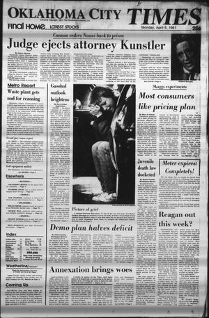 Oklahoma City Times (Oklahoma City, Okla.), Vol. 92, No. 38, Ed. 1 Monday, April 6, 1981