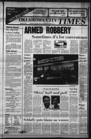 Primary view of object titled 'Oklahoma City Times (Oklahoma City, Okla.), Vol. 92, No. 52, Ed. 2 Wednesday, April 22, 1981'.