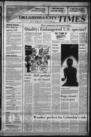 Oklahoma City Times (Oklahoma City, Okla.), Vol. 92, No. 56, Ed. 2 Monday, April 27, 1981