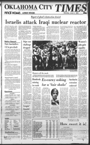 Oklahoma City Times (Oklahoma City, Okla.), Vol. 92, No. 92, Ed. 1 Monday, June 8, 1981