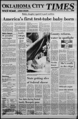 Oklahoma City Times (Oklahoma City, Okla.), Vol. 92, No. 266, Ed. 1 Monday, December 28, 1981