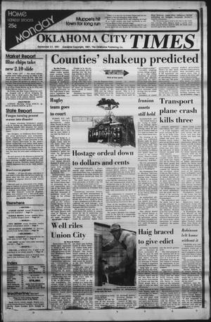 Oklahoma City Times (Oklahoma City, Okla.), Vol. 92, No. 182, Ed. 2 Monday, September 21, 1981