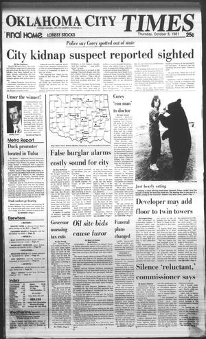 Oklahoma City Times (Oklahoma City, Okla.), Vol. 92, No. 197, Ed. 1 Thursday, October 8, 1981