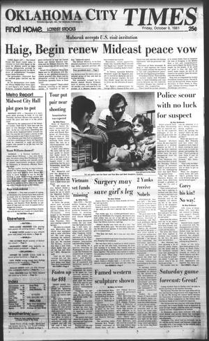 Oklahoma City Times (Oklahoma City, Okla.), Vol. 92, No. 198, Ed. 1 Friday, October 9, 1981
