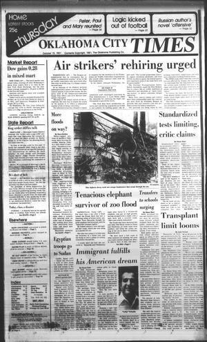 Oklahoma City Times (Oklahoma City, Okla.), Vol. 92, No. 203, Ed. 2 Thursday, October 15, 1981