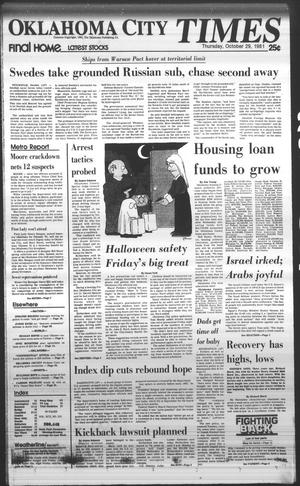 Oklahoma City Times (Oklahoma City, Okla.), Vol. 92, No. 215, Ed. 1 Thursday, October 29, 1981